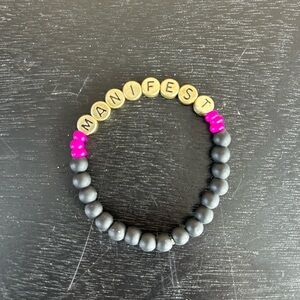 Manifest Beaded Bracelet NWOT